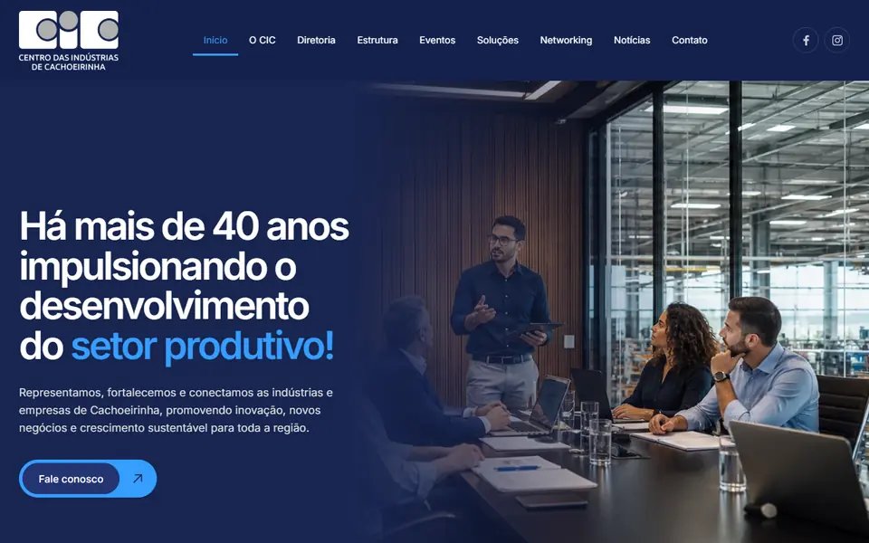 Site da CIC Cachoeirinha (CIC-RS)