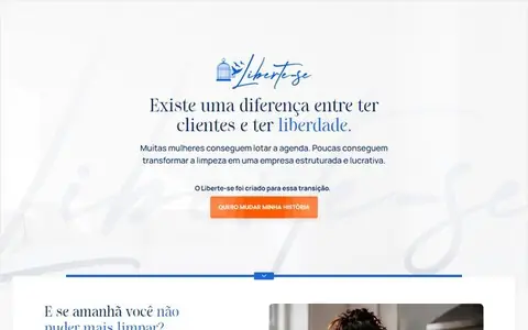 Site da Curso Liberte-se — Welica Nunes