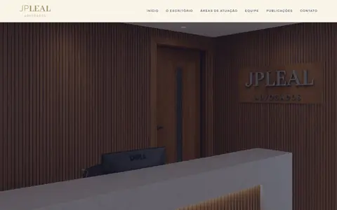 Site da JP Leal Advogados