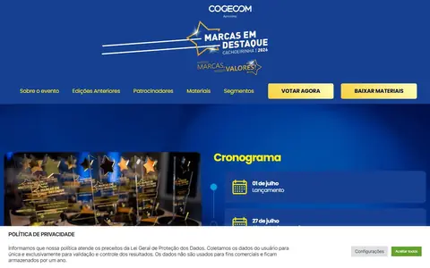 Site da Marcas em Destaque
